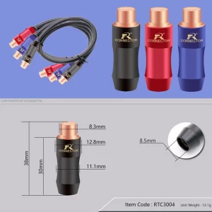 Alternative view of 10PCS Copper RCA Connector