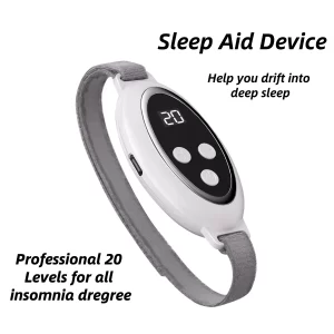 Microcurrent EMS Sleep Massager – Portable Sleep Aid for Anxiety & Insomnia