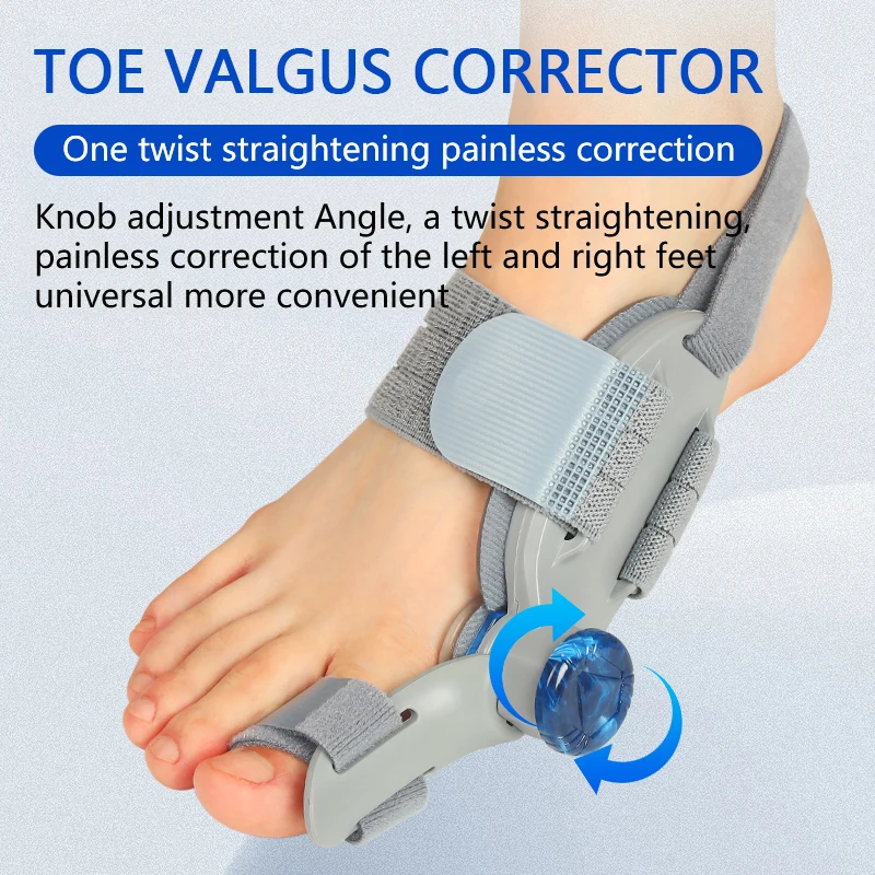 Unisex Bunion Corrector Adjustable Hallux Valgus Toe Separator & Foot Straightener - Image 5