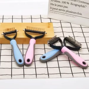 Alternative view of Pet Hair Removal Comb Cat & Dog Grooming Tool