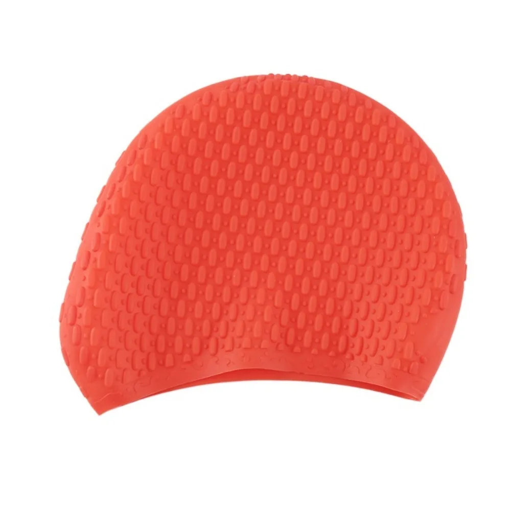 Silicone Bubble Swim Cap Non Slip Ear Protection for Water Sports - Image 5