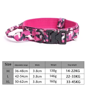 Alternative view of Adjustable Tactical Dog Collar German Shepherd Accessories