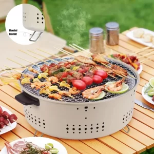 Alternative view of Portable Barbecue Grill Korean Charcoal Stove