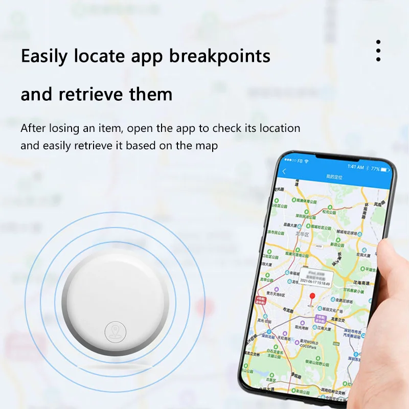 Mini Bluetooth Anti-Lost Tracker – Smart Pet, Kids & Wallet Finder Tag - Image 3