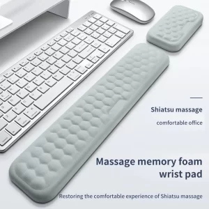 Alternative view of Ergonomic Memory Foam Keyboard & Mouse Wrist Rest