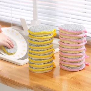 Alternative view of Double-Sided Dishwashing Sponges – Heavy Duty Kitchen Cleaning Pads