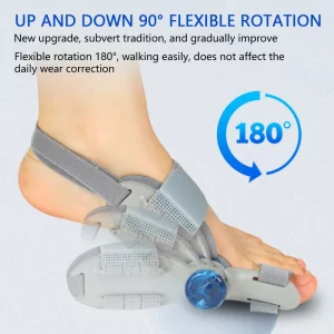 Alternative view of Unisex Bunion Corrector Adjustable Hallux Valgus Toe Separator & Foot Straightener