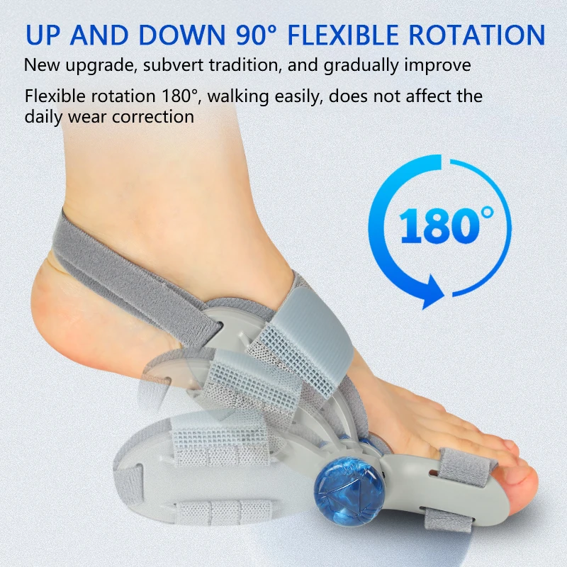 Unisex Bunion Corrector Adjustable Hallux Valgus Toe Separator & Foot Straightener - Image 2