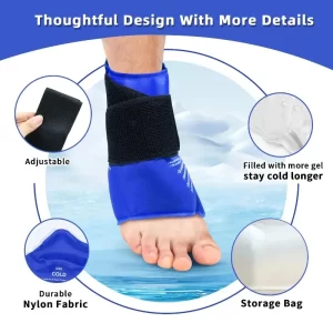 Alternative view of Therapy Reusable Gel Cold Pack Ankle Brace Hot & Cold