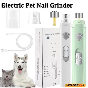 Alternative view of Electric Dog Nail Grinder – USB Rechargeable with Polishing Wheel
