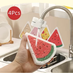 Magic Dishwashing Sponge –  Kitchen & Bathroom Scouring Pads
