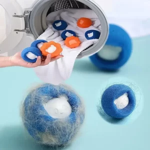 Reusable Pet Hair Remover Balls – Laundry Fur & Lint Catcher