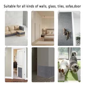 Alternative view of Self-Adhesive Cat Scratching Mat – Trimmable Furniture & Wall Protector