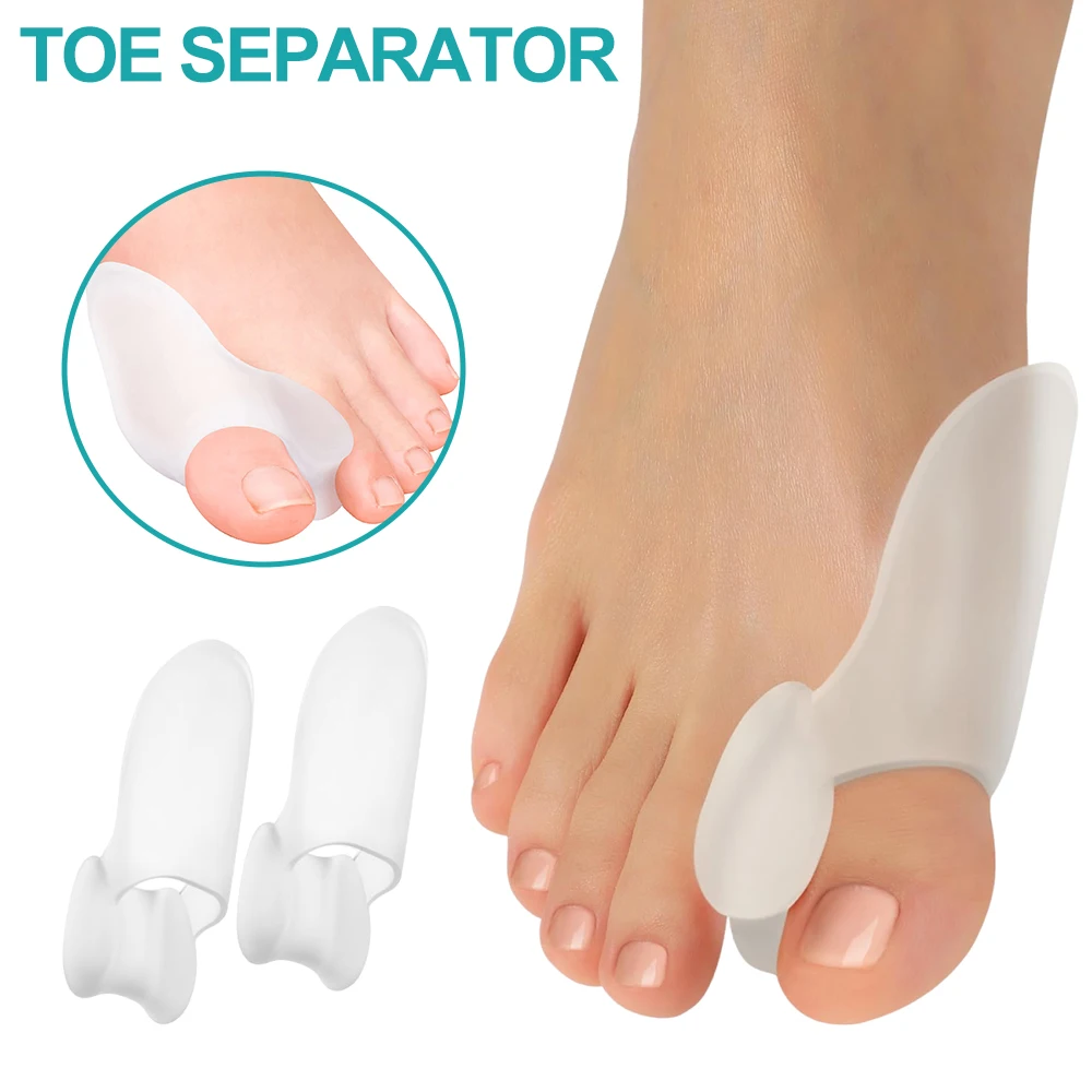 Silicone Gel Bunion Toe Corrector – Hallux Valgus Separator & Protector