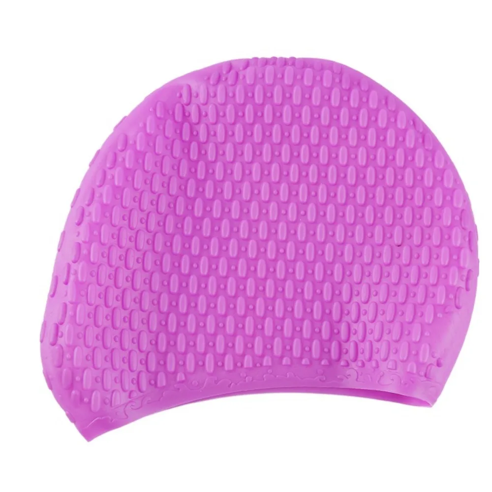 Silicone Bubble Swim Cap Non Slip Ear Protection for Water Sports - Image 8