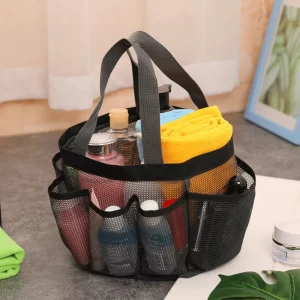 Alternative view of Mesh Beach Bags Tote Bag with 8 Pockets Waterproof Lightweight Foldable Tote Bag Oversized Pool Bag