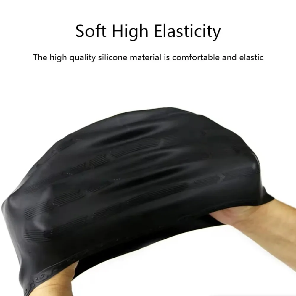 Professional Silicone Swimming Cap with Ear Pockets - Image 6