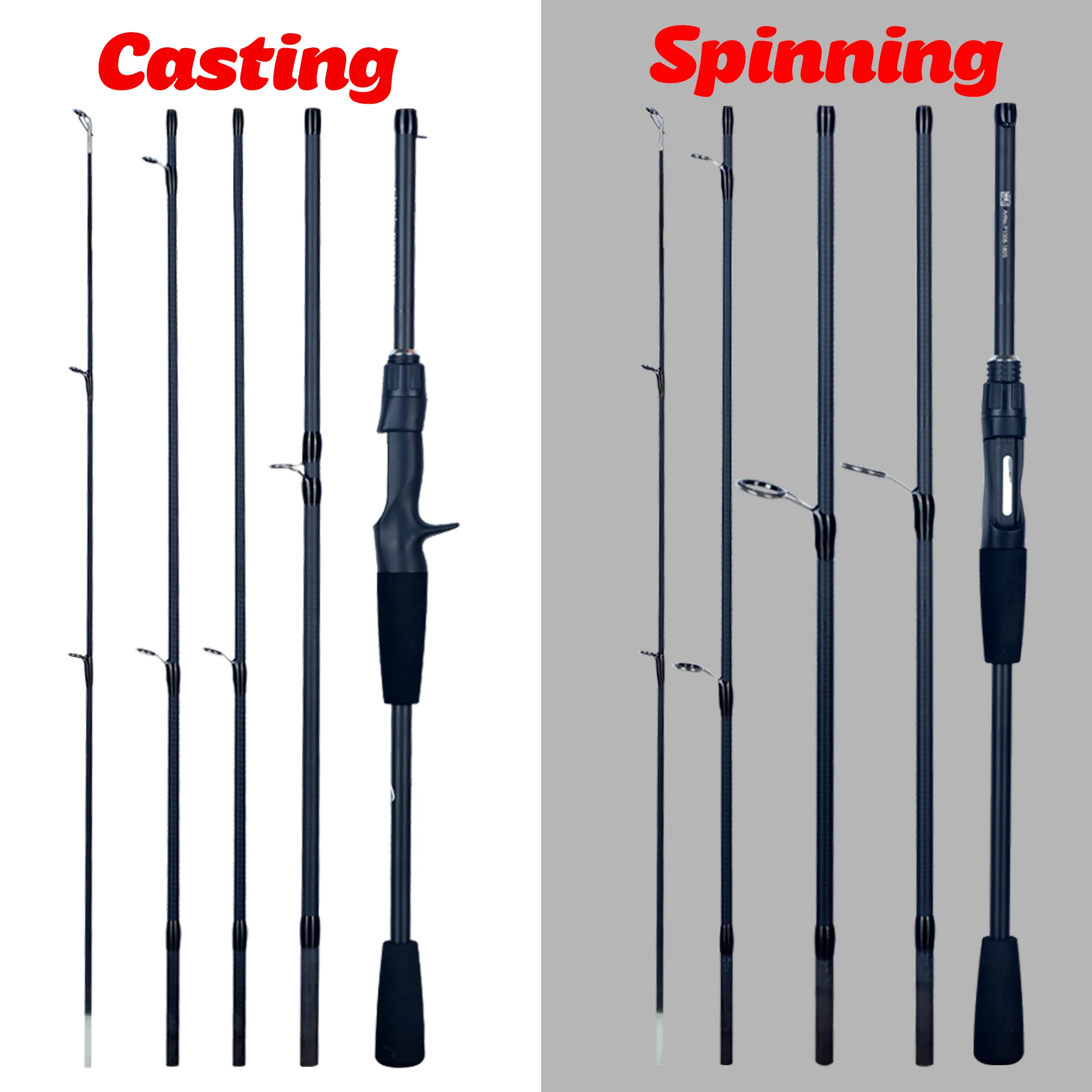 PHISHGER Spinning Baitcasting Travel Carbon Mini Goods - Image 6