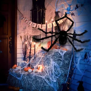 Alternative view of Giant Halloween Spider Indoor & Outdoor Yard, Porch Decor for Haunted House or Home, Party ,Halloween Decorations